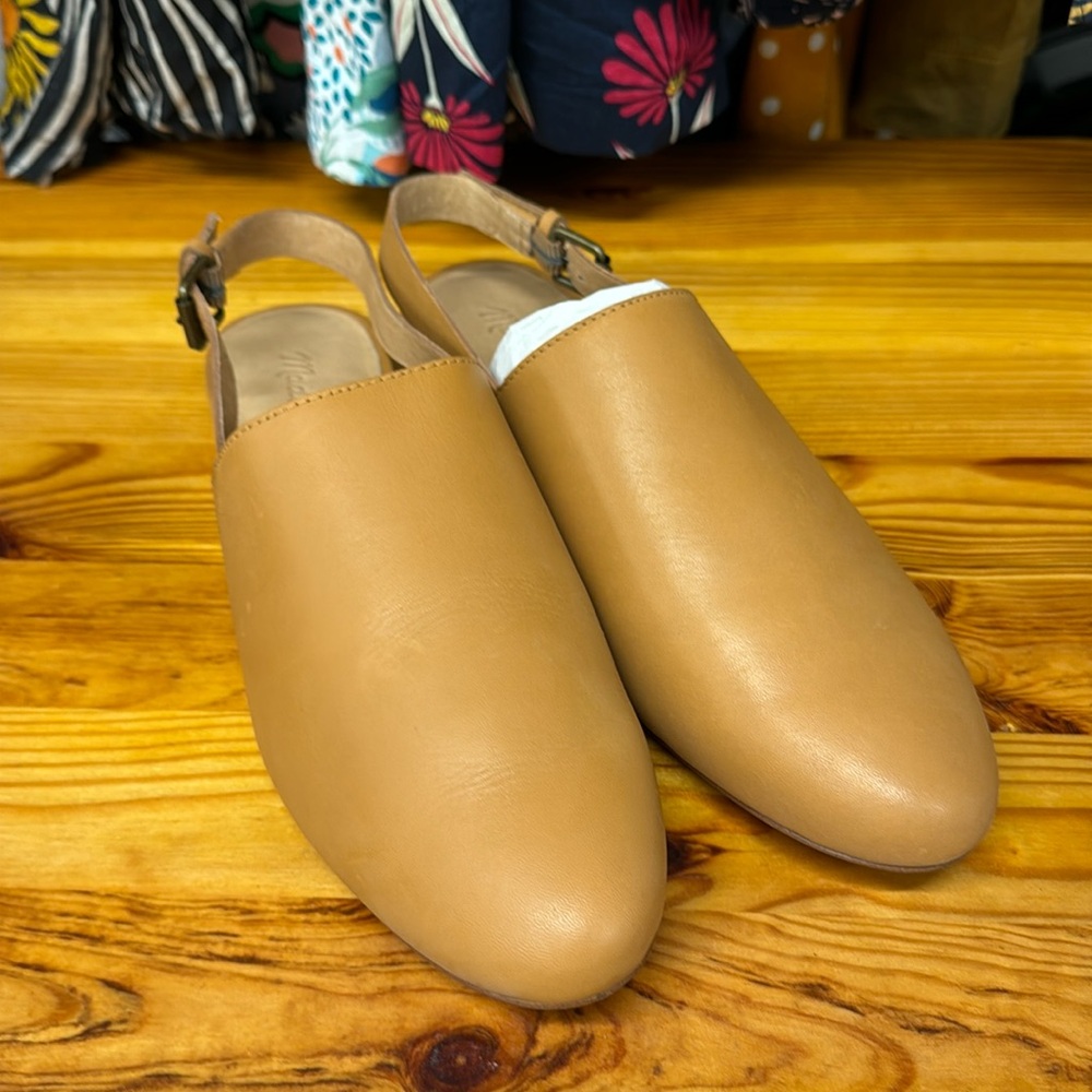 New Madewell Slingback Mule Nude size 9